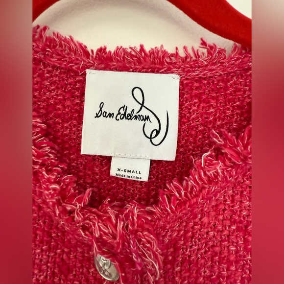 Sam Edelman Pink Women's Cardigan Sweater - Picture 5 of 11